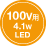 100V�p/4.1WLED